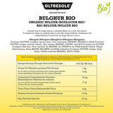 Biologische Italiaanse Bulgur 5 kg, volkoren, durumtarwe, gebroken tarwe, ideaal voor het maken van tabouleh en oosterse gerechten, praktisch formaat