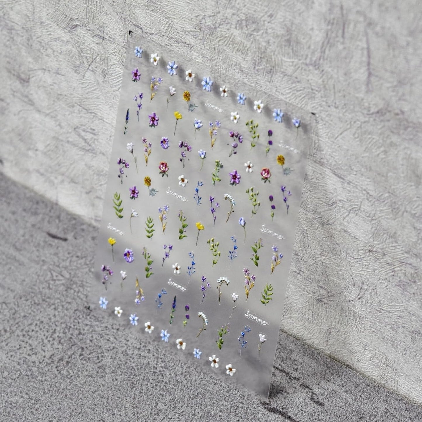 Nagelsticker Set - Selbstklebende nagelsticker, Nageldesign Zubehör, Nail Art, Nagelaufkleber Für Fingernägel, Blumen Nagelsticker, Nagel Deko