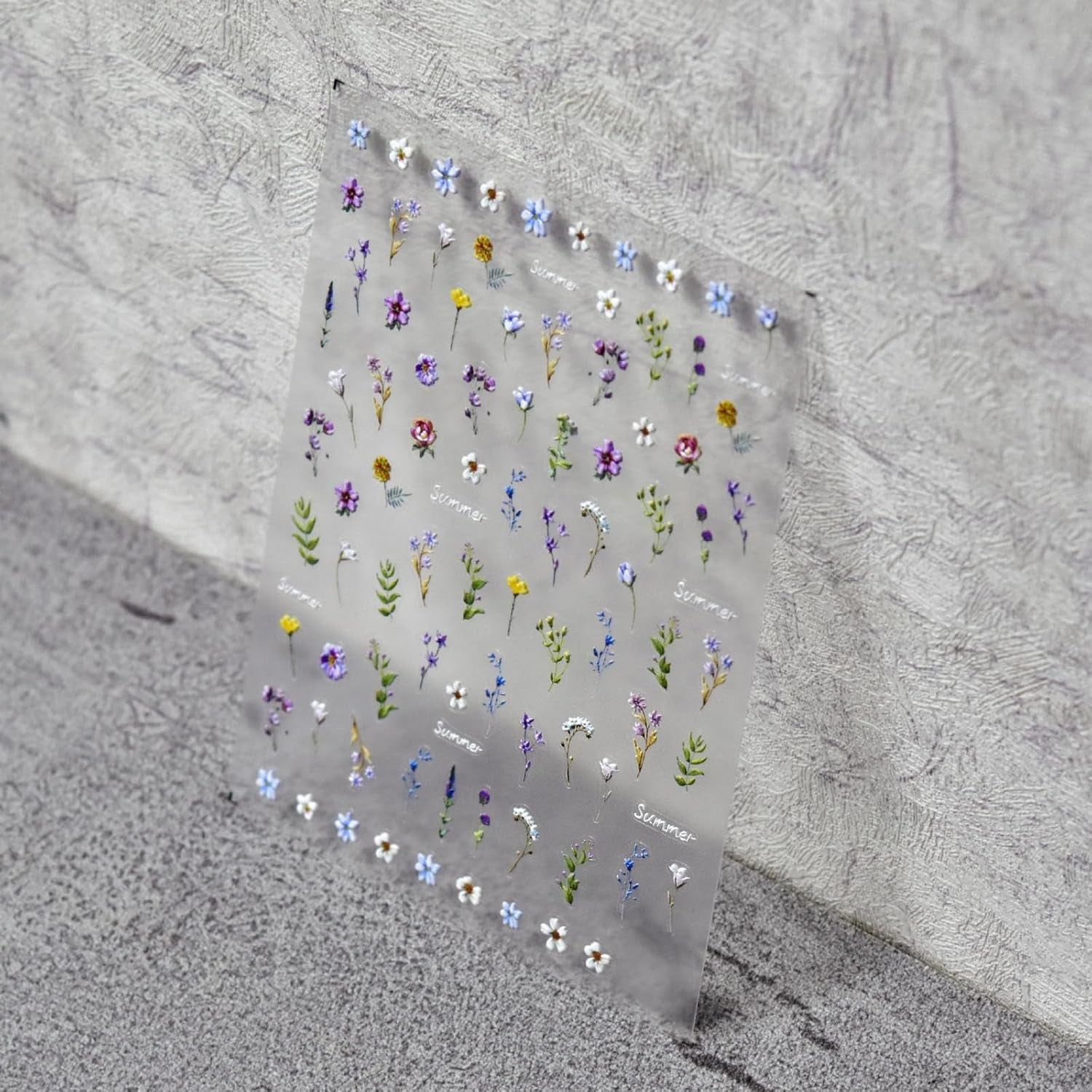 Nagelsticker Set - Selbstklebende nagelsticker, Nageldesign Zubehör, Nail Art, Nagelaufkleber Für Fingernägel, Blumen Nagelsticker, Nagel Deko
