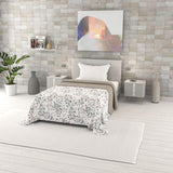 Zomerdekbed met fantasieprint, polyester vulling, bloemblaadjes, 260x270cm Quilts en quilts Naty Shop stapel 220x270cm