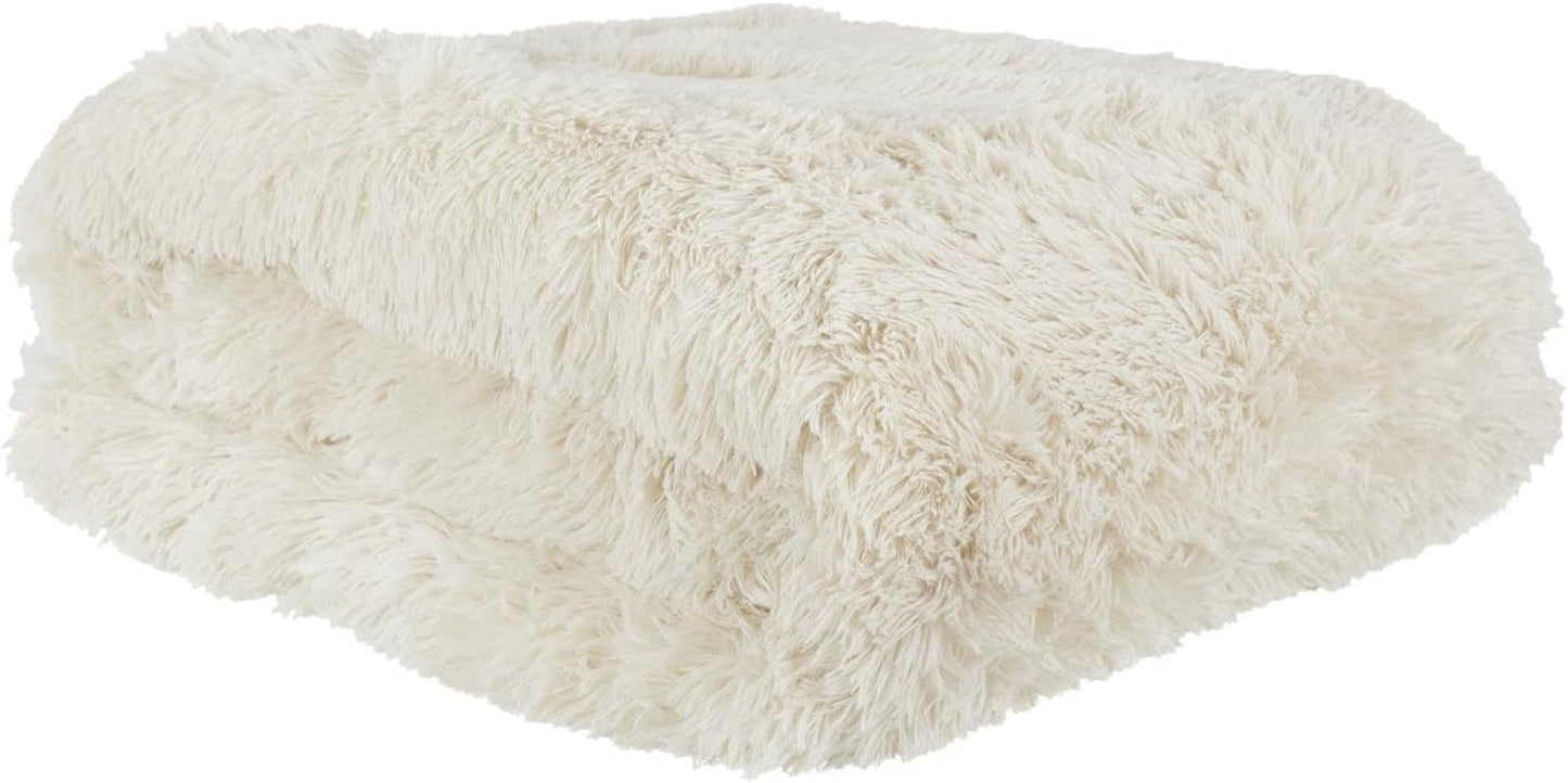 HOME DECO FACTORY Quilt met lang haar, 220Cm X 240Cm, beige Quilts en quilts Naty Shop Standaard titel