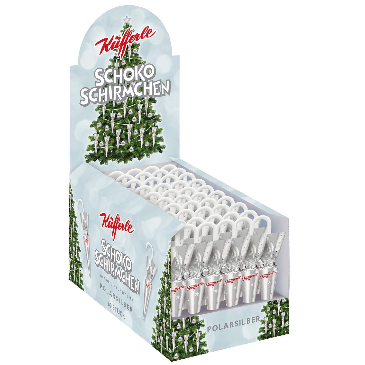Chocoladeschaduwen Küfferle Polar Zilver 810g (60 stuks)