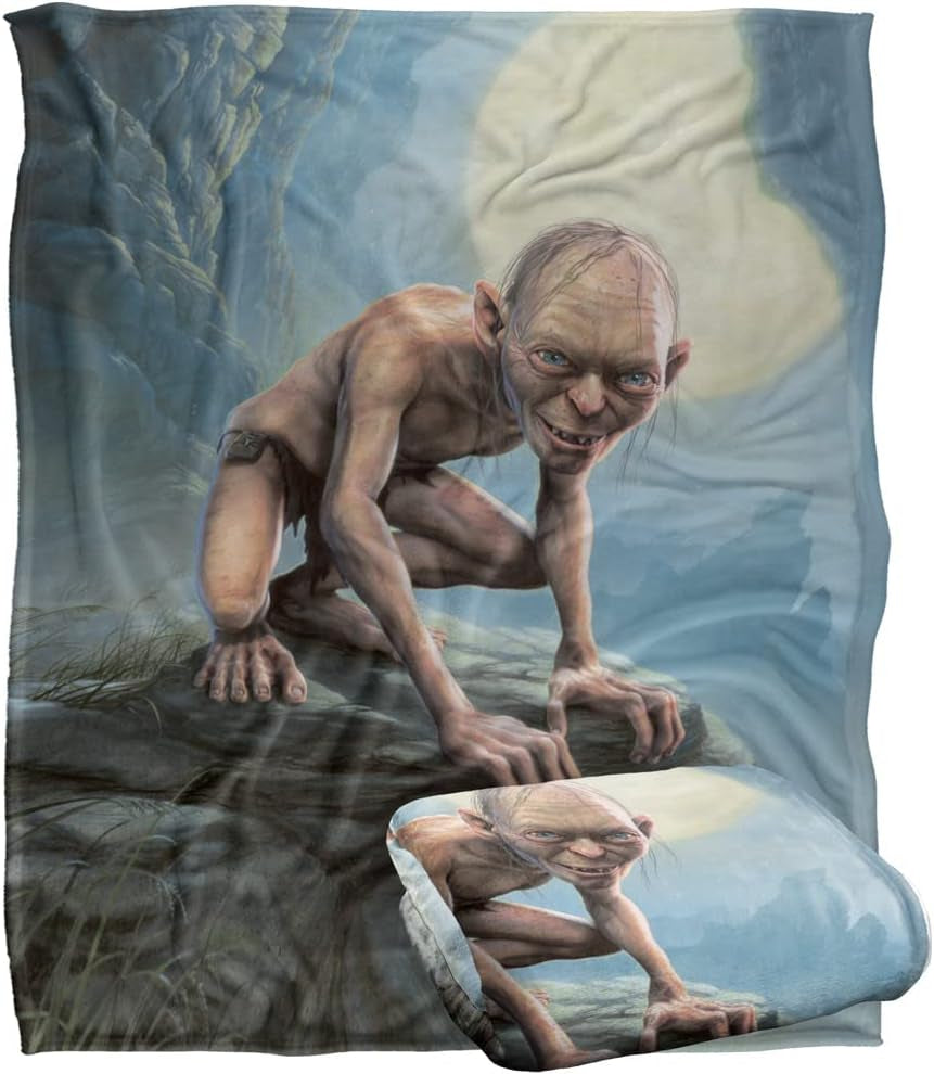 LORD of the RINGS Zijden comfortabele deken, superzacht, 152 x 127 cm Bedden en dekens LOGOVISION Standaard titel