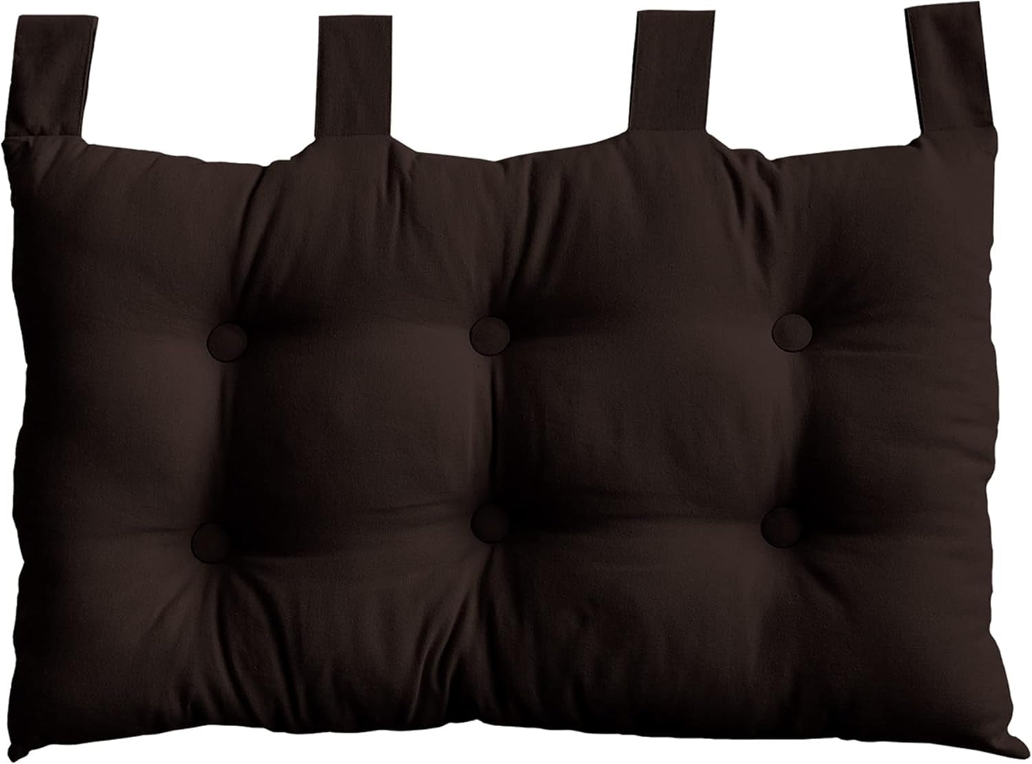Quilt met 4 bobbels, jute, 90 X 190 Cm, klei, 2007AGCHLJT090190, 90 X 190 Cm Quilts en quilts Naty Shop Donkerbruin