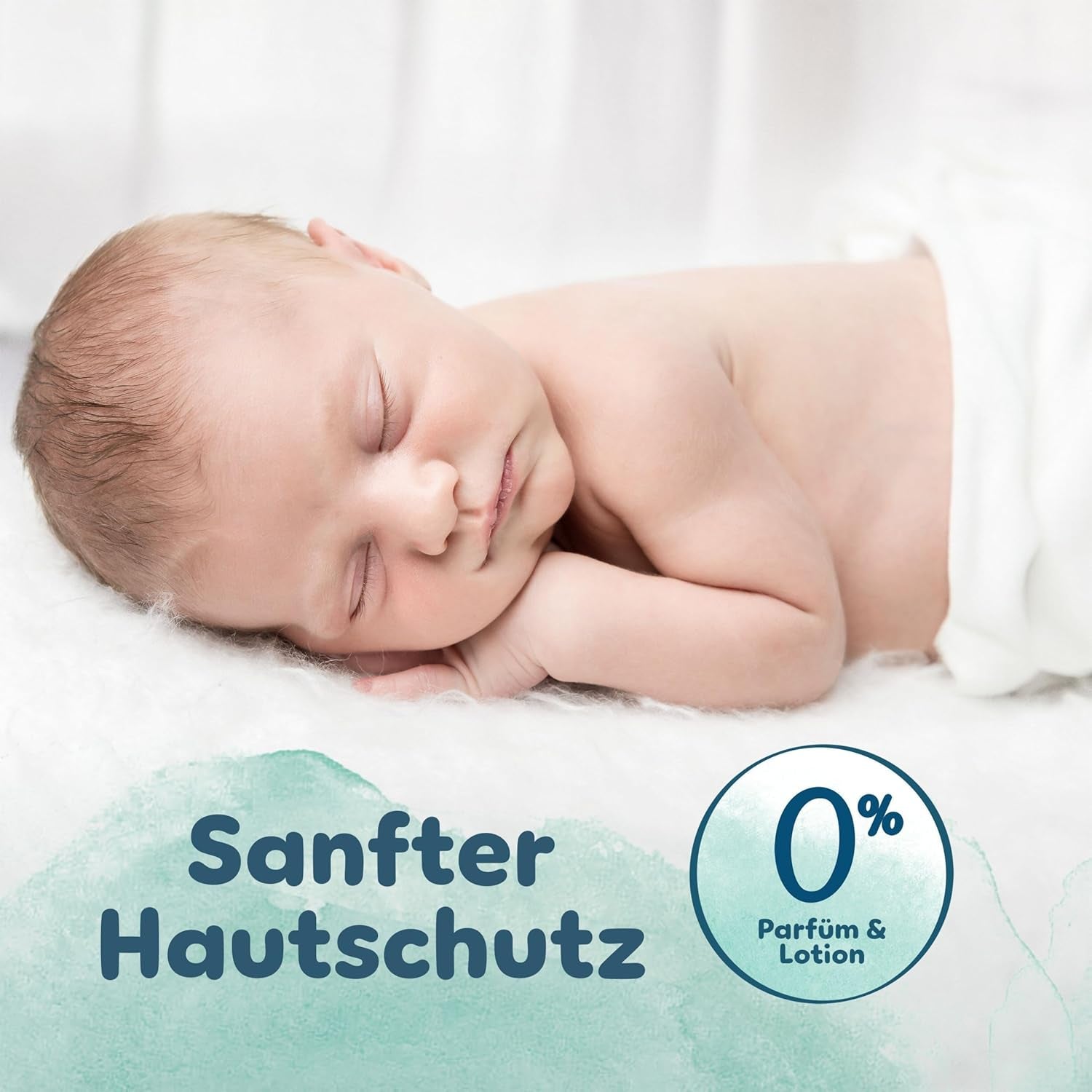 Pampers Harmony luiers maat 2, 204 luiers, 4kg-8kg, zachte huidbescherming met 100% Pampers bescherming
