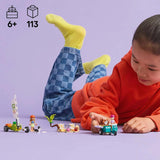 LEGO Friends Strandavontuur met honden Bouwspeelgoed voor meisjes, 6 jaar oud Dierenspeelset met 2 minifiguren en 2 Corgi-figuren Creatief kindercadeau Surfplankavontuur bouwset 42641 Bouwsets Besuche in LEGO-Store
