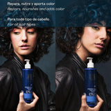 Valquer Professional Mask Power Colour geverfd haar. Veganistisch en sulfaatvrij (goudblond haar) haarkleurversterker - 275 ml Naty Shop haarmasker
