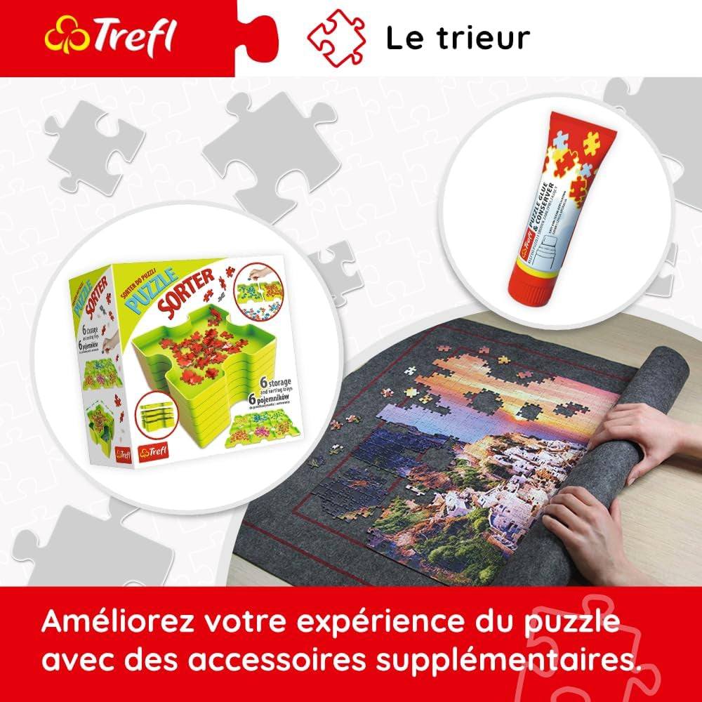 Trefl - 2in1 puzzel: Europese hoofdsteden - 2 x 500 stukjes - Set van twee puzzels, doe-het-zelf, creatief entertainment, voor volwassenen en kinderen 10+ puzzels Naty Shop