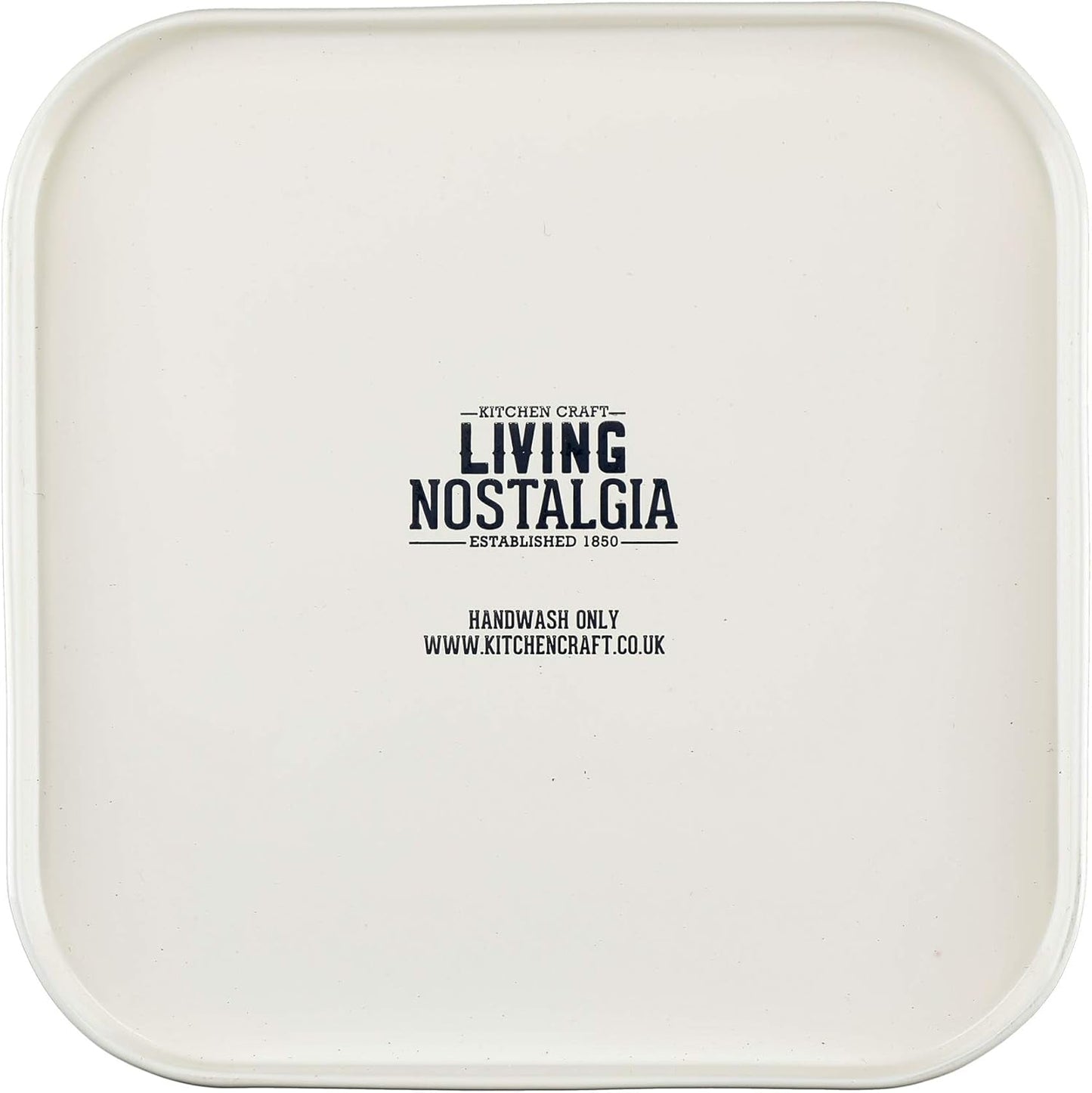 KitchenCraft Living Nostalgia set van 3 voorraadpotten voor thee, suiker en koffie in geschenkdoos, staal, antiek crème, 11 cm x 11 cm x 17 cm, vintage blauwe voedselbewaardozen Naty Shop