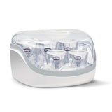 Chicco modulaire sterilisator met droogfunctie, babyflessensterilisator, bijtring en fopspeen met auto-stop, magnetronbestendig, geschikt voor het steriliseren van maximaal 6 flessen van 330 ml
