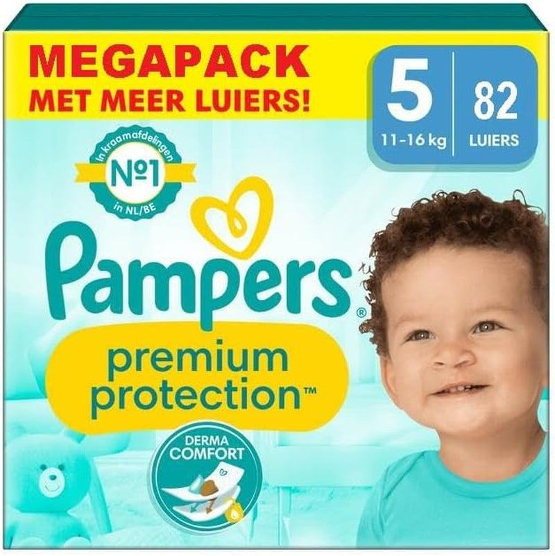 Pampers Premium Protection Maat 6, 74 Luiers, 13kg+, #1 voor comfort en bescherming voor de gevoelige huid