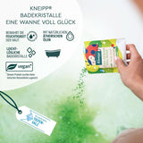 Kneipp, badkristallen, met natuurlijke extracten van sterfruit en geluksklaver, met een hoog gehalte Luisenhaller zout, 60 gram Douche en bad Naty Shop