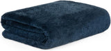 HOMLA Pluizige en warme rode fleecedeken - voor bank en bed Comfortabele deken Bankdeken Woonkamerdeken - gemakkelijk te onderhouden 150 X 200 cm Roze Bedden en Dekens Besuche den HOMLA-Store Marineblauw Polyester