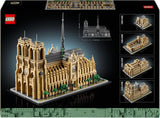 LEGO Architecture Notre-Dame de Paris, verzamelobject voor volwassenen, Frankrijk-souvenir, cadeau voor vrouwen, mannen, globetrotters en alle liefhebbers van geschiedenis, architectonisch model 21061 Bouwsets Besuche in LEGO-Store
