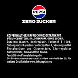 Pepsi Zero Sugar, Frisdrank zonder suiker van Pepsi, zonder calorieën, set 6 x 1,75 liter Alcoholvrije dranken Naty Shop