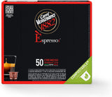 Caffè Vergnano 1882 - Èspresso Kompostierbare Kaffeekapseln, compatibel met Nespresso, Cremoso (romig) - Packung Enthält 50 Kapseln