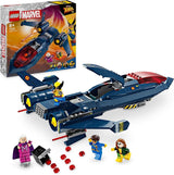 LEGO Marvel X-Jet The X-Men bouwbaar vliegtuigmodel met figuren, waaronder Wolverine en Rogue Superheldenspeelgoed voor kinderen vanaf 8 jaar oud 76281 Bouwsets Beuche in LEGO-Store Single