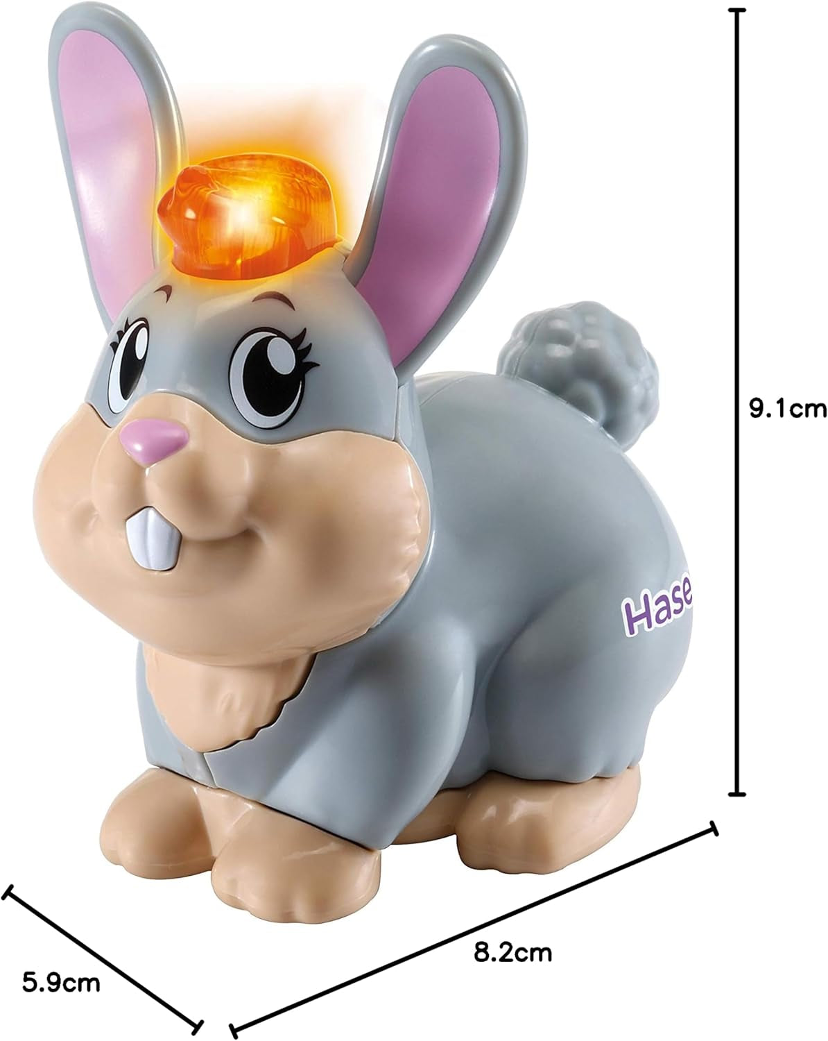 Vtech Tip Tap Baby Dieren - Konijn - Interactief speelgoed met licht en muziek voor fantasierijk rollenspel - Voor kinderen van 1-5 jaar Bebe Toys Naty Shop