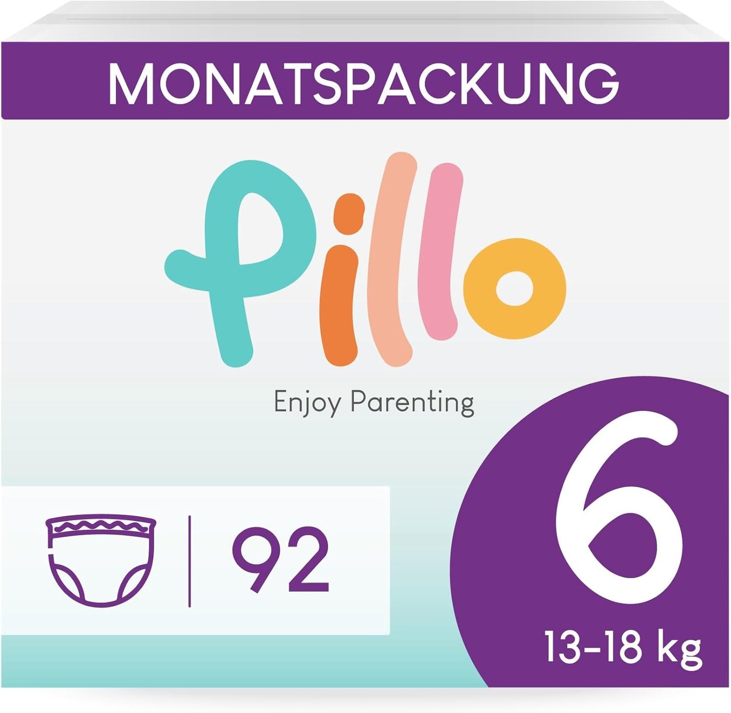 Pillo-luiers, maat 7, 84 stuks, 4 verpakkingen van elk 21 luiers, maat 7 - XXL (15+ kg) - Babyluiers