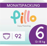 Pillo-luiers, maat 7, 84 stuks, 4 verpakkingen van elk 21 luiers, maat 7 - XXL (15+ kg) - Babyluiers