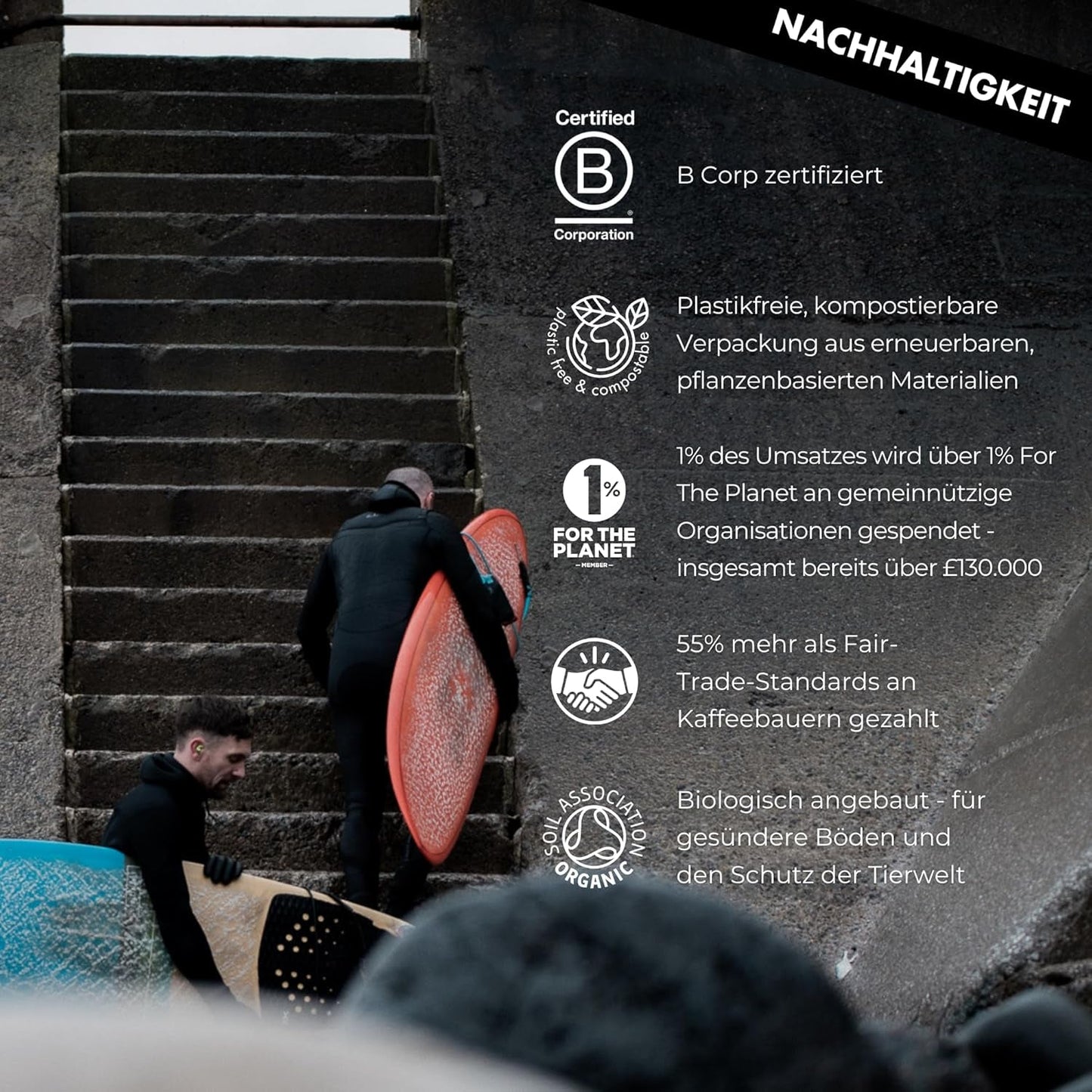EXHALE Bio GANZE BOHNEN – Dunkel Gerösteter Kaffee – 450g Packung – Mykotoxinfrei & Geeignet für Bulletproof Coffee – Single Origin en 100% Arabica Bohnen
