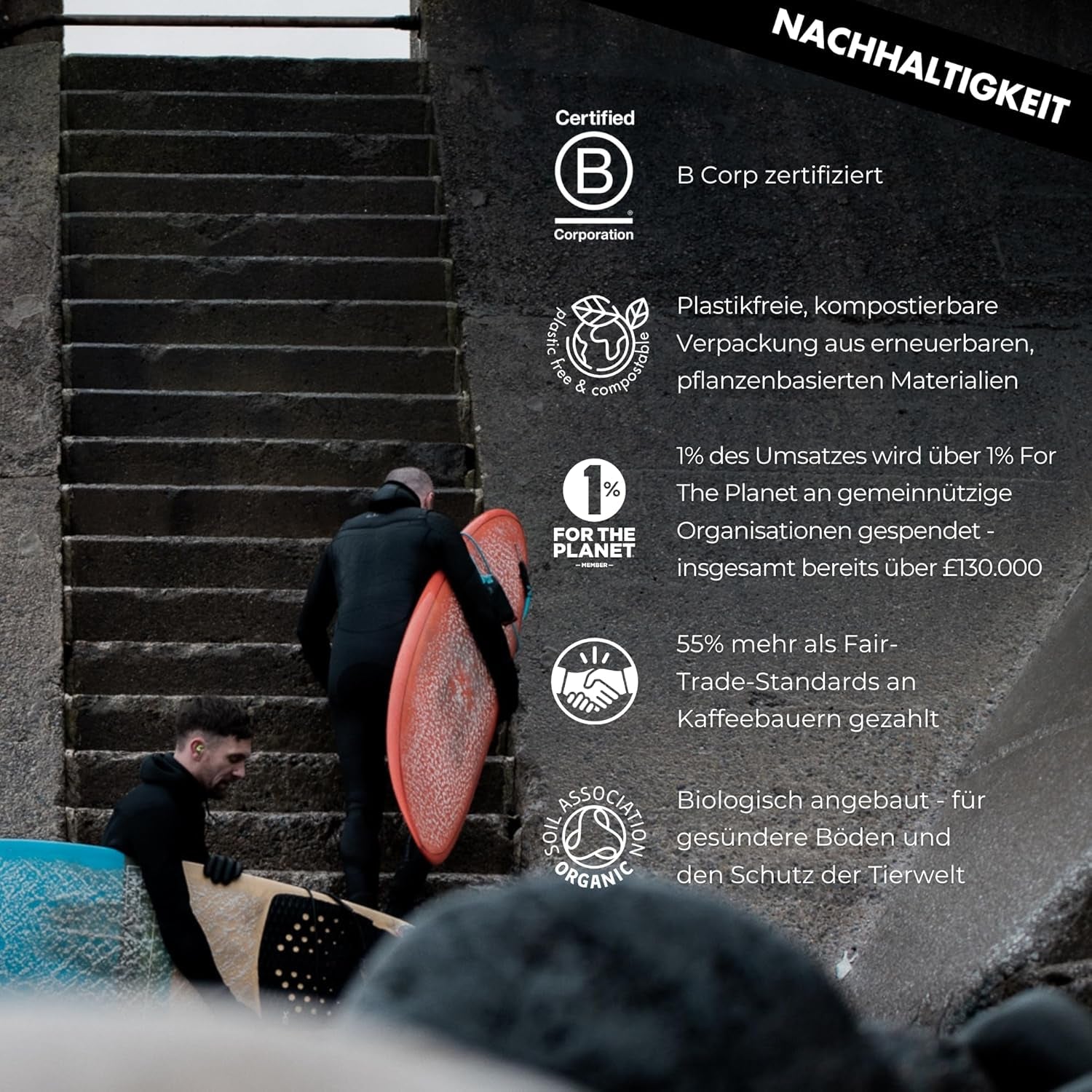 EXHALE Bio GANZE BOHNEN – Dunkel Gerösteter Kaffee – 450g Packung – Mykotoxinfrei & Geeignet für Bulletproof Coffee – Single Origin en 100% Arabica Bohnen