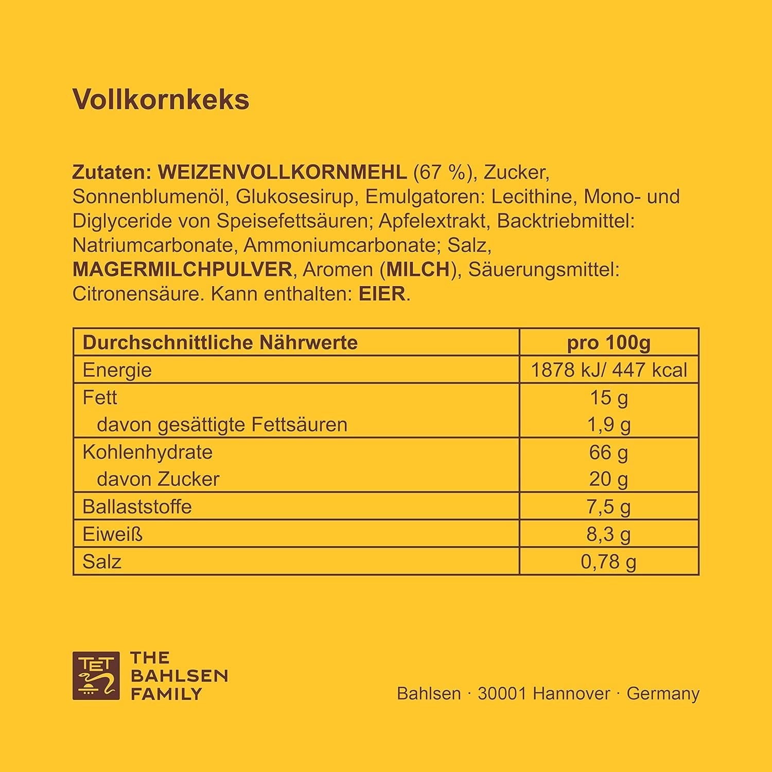 LEIBNIZ volkorenkoekjes, 200 g, Krokante volkorenkoekjes 100% (1 x 200 g)