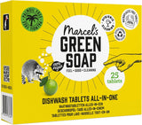 Marcel'S Green Soap Vaatwastabletten All-In-One - Grapefruit & Limoen - 25 stuks Keukenwasmiddelen Naty Shop