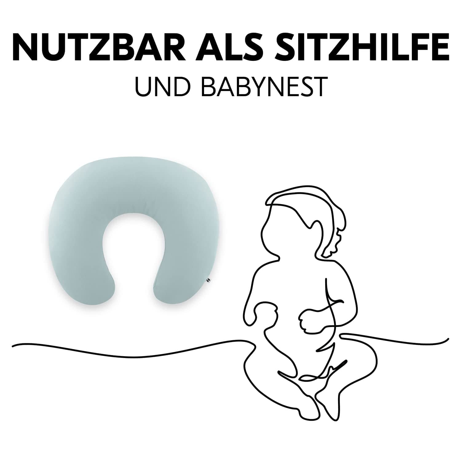 Hauck voedingskussen voor baby's met vulling Accessoires Voeding en Verpleging Bebe Naty Shop