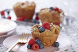 Wilton 445291 445291 Jumbo muffinpan, antiaanbaklaag, 6 gaten, 4,5 X 22,2 X 34,2 cm, staal Bakvormen en bakplaten Naty Shop