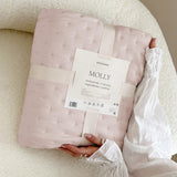 Molly elegante sprei in poederroze 170 x 210 cm sprei Veelzijdig als sprei of banksprei deken voor bed en bank Dekenstijl Ideaal als sprei Bedden en dekens Besuche den ROOM99-Store