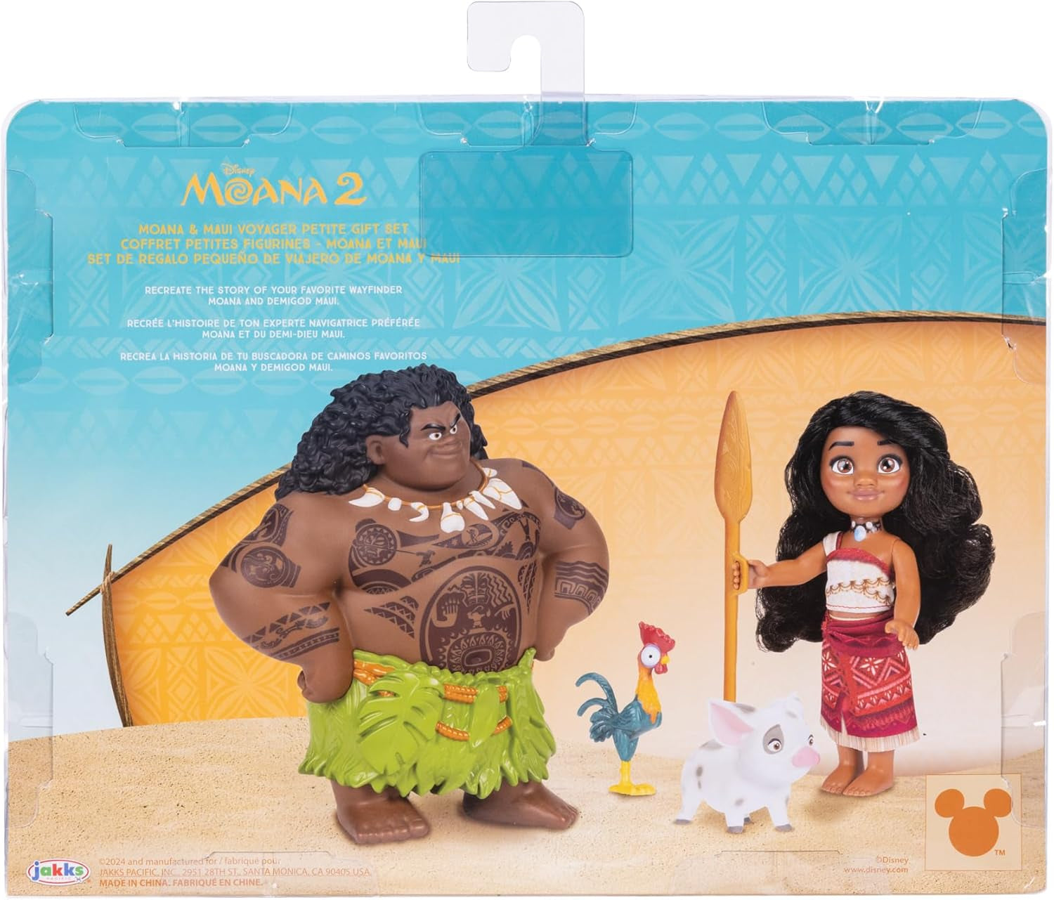 Vaiana 2 Vaiana & Maui cadeauset 15 cm poppen Naty Shop