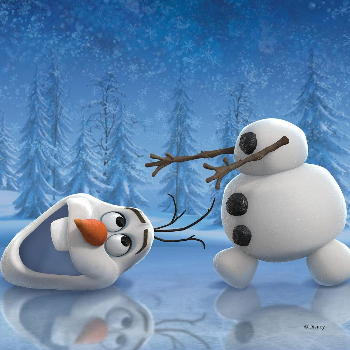 Ravensburger Kinderpuzzel - 09264 Avonturen in Winterland - legpuzzel voor kinderen vanaf 5 jaar, Disney Frozen legpuzzel met 3X49 stukjes Puzzel Naty Shop