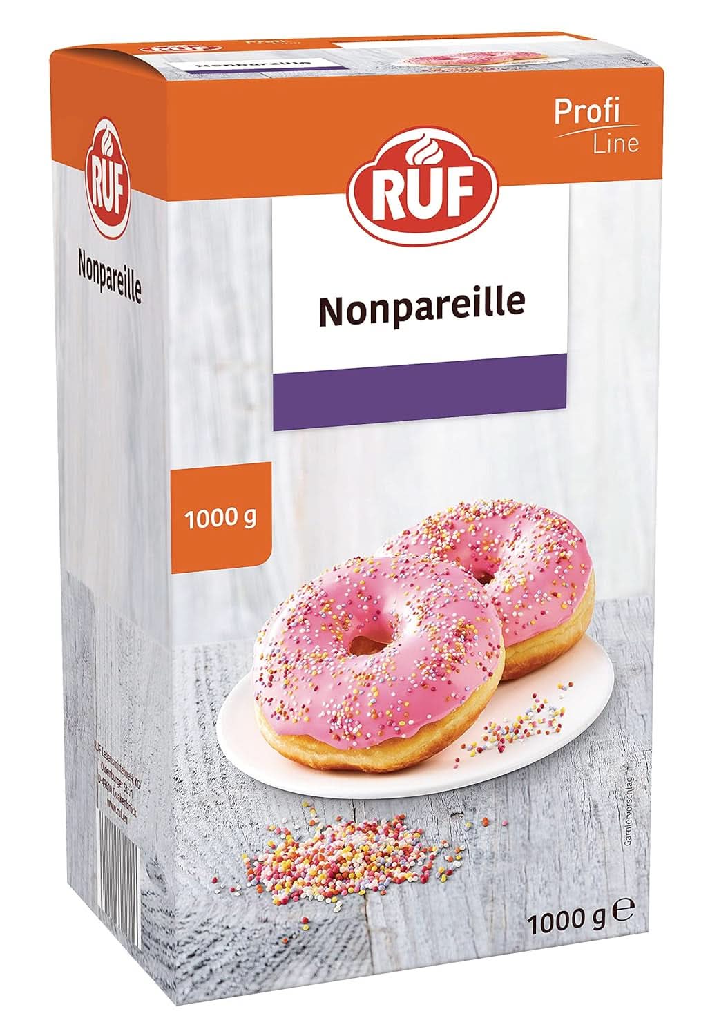 RUF Regenboogkleurige Suikerhagelslag, 1 Kilo Hagelslag Naty Shop Nonpareilles