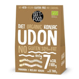 Udon Shirataki Konjac Noodles Bio 385g - Caloriearm, glutenvrij, veganistisch - gemaakt van konjacwortel, rijk aan vezels