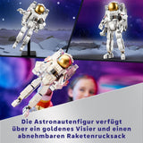 LEGO Creator 3In1 ruimteastronautspeelgoed, honden- en ruimteschipmodel voor kinderen, kleuterschooldecoraties, creatief cadeau voor jongens en meisjes vanaf 9 jaar 31152 Bouwsets Besuche in LEGO-Store