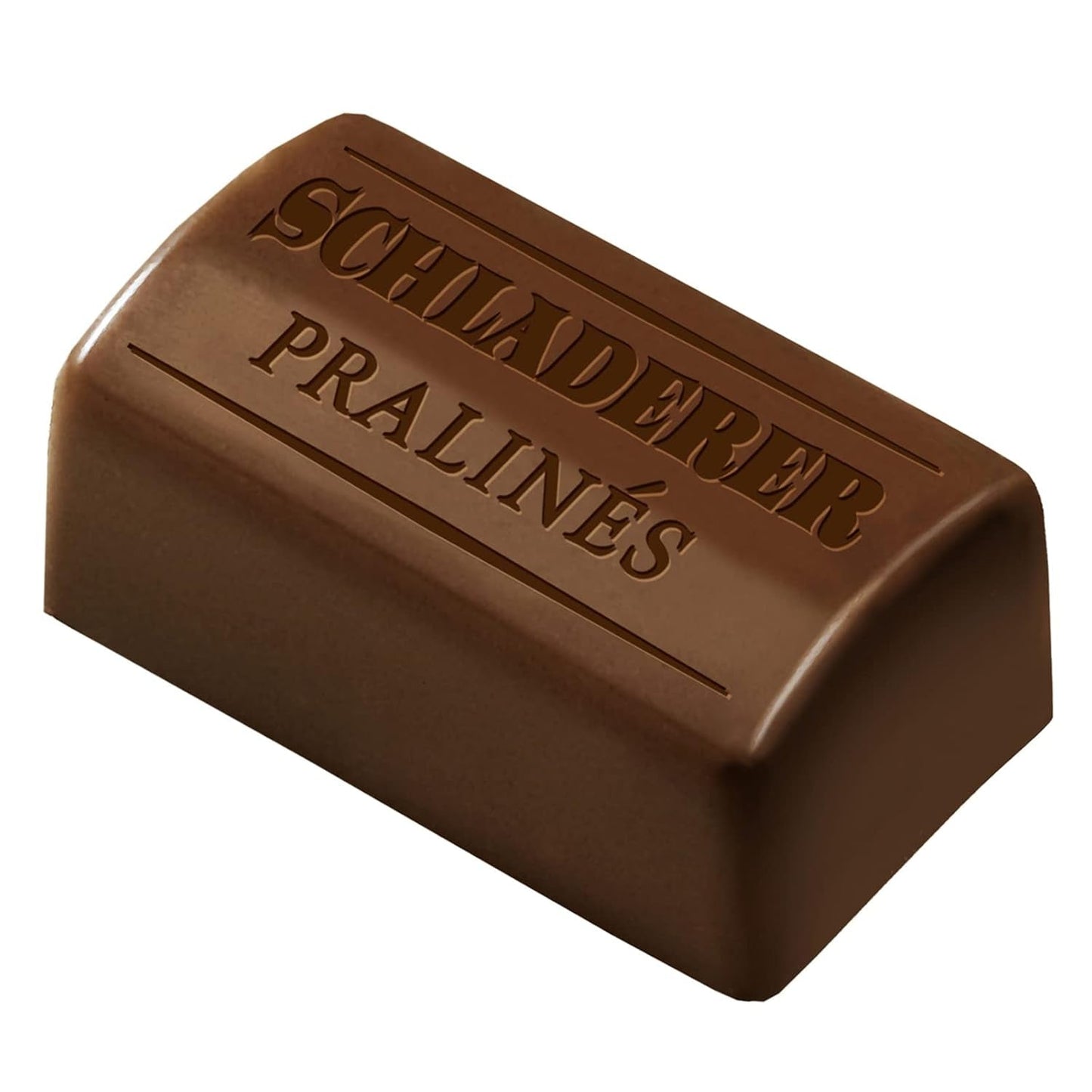 RCP Schladerer Pralines, fijn assortiment, melk- en pure chocolade, met en zonder suikerkorst, vloeibare vulling, bevat alcohol, leuk cadeau, 255g
