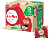 Gimoka Kompostierbare Kaffeepads, Gran Bar Intenso Kaffeemischung, Intensität 12-100 Pads - Compatibel met ESE Systeem Papierblokken 44 mm