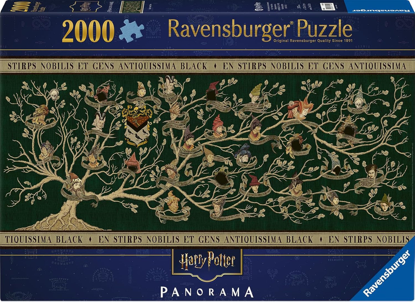 Ravensburger Puzzel 17299 - Stamboom - Panoramische Harry Potter Puzzel van 2000 stukjes voor volwassenen en kinderen vanaf 14 jaar Puzzel Naty Shop