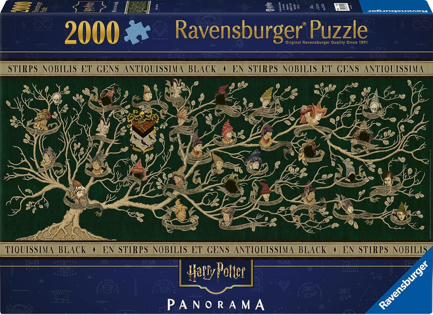 Ravensburger Puzzel 17299 - Stamboom - Panoramische Harry Potter Puzzel van 2000 stukjes voor volwassenen en kinderen vanaf 14 jaar Puzzel Naty Shop