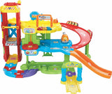 Vtech TUT TUT Baby Flitzer - Parkeergarage, kleurrijk, 66,6 x 75,3 x 45,1 cm & TUT TUT Baby Flitzer - Brandweerwagen - speelgoedauto met muziek, lichtknop, zinnen en interessante geluiden Bebe Toys Naty Shop