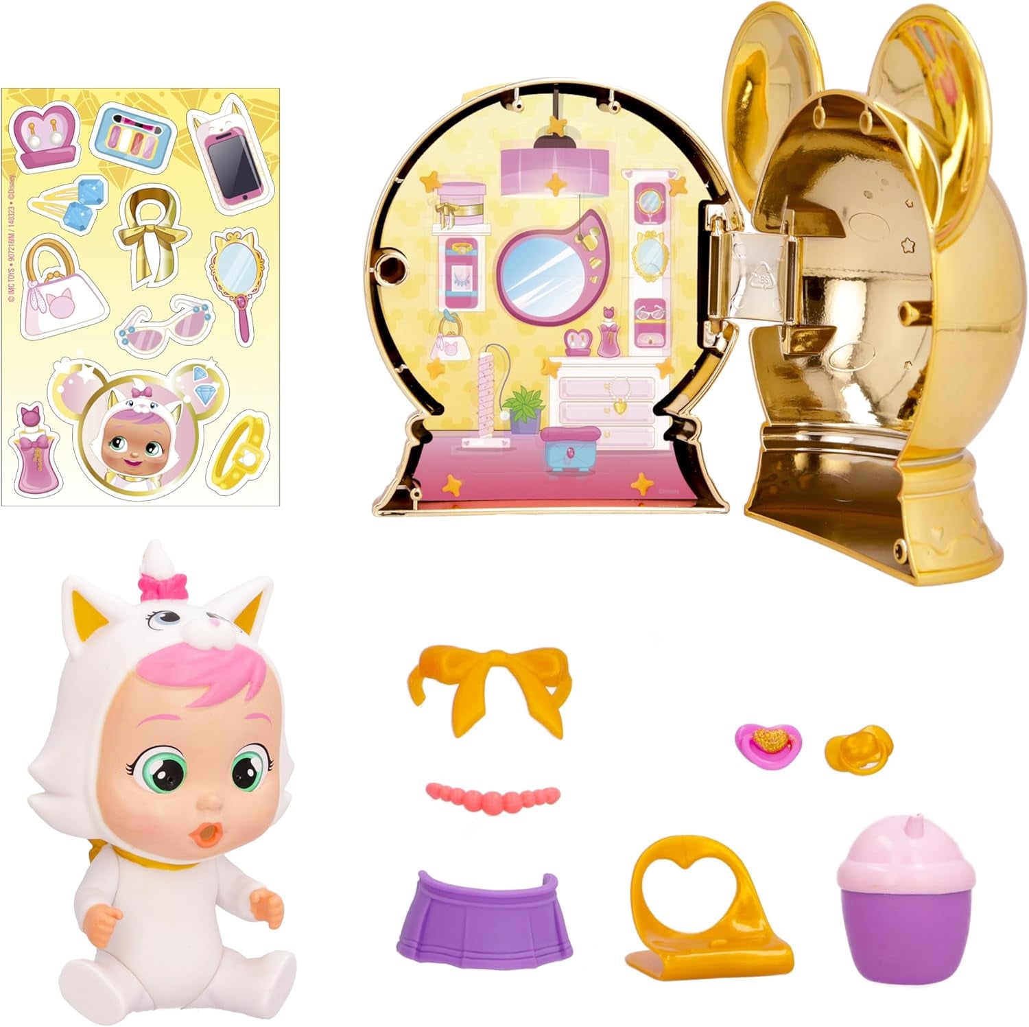 Cry Babies Magic Tears 82663IM meerkleurige pop