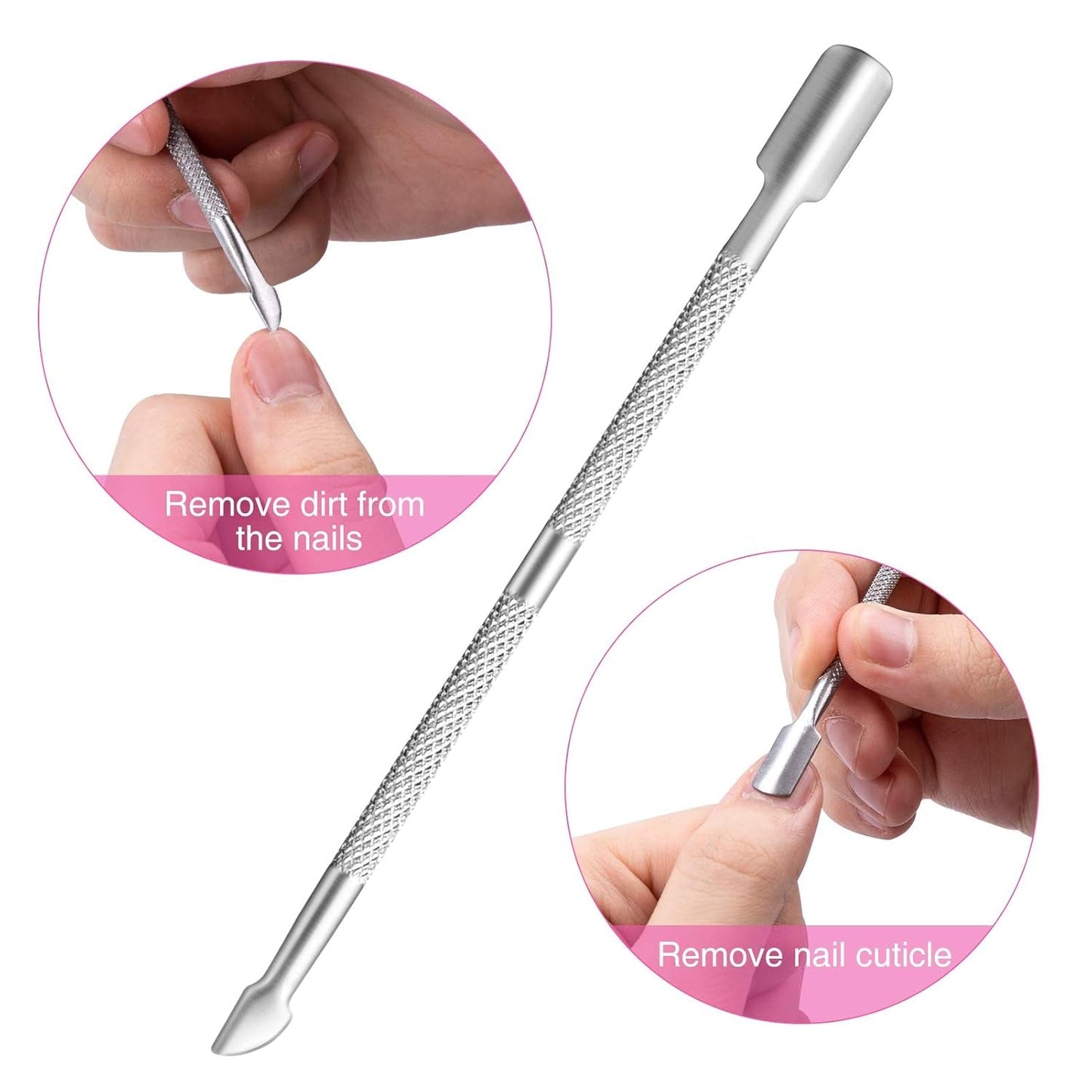 200 stuks valse nageltips 10 maten acryl kunstnagels met nagelriemschuiver en doorzichtige doos voor vrouwen en meisjes (natuurlijk en transparant)