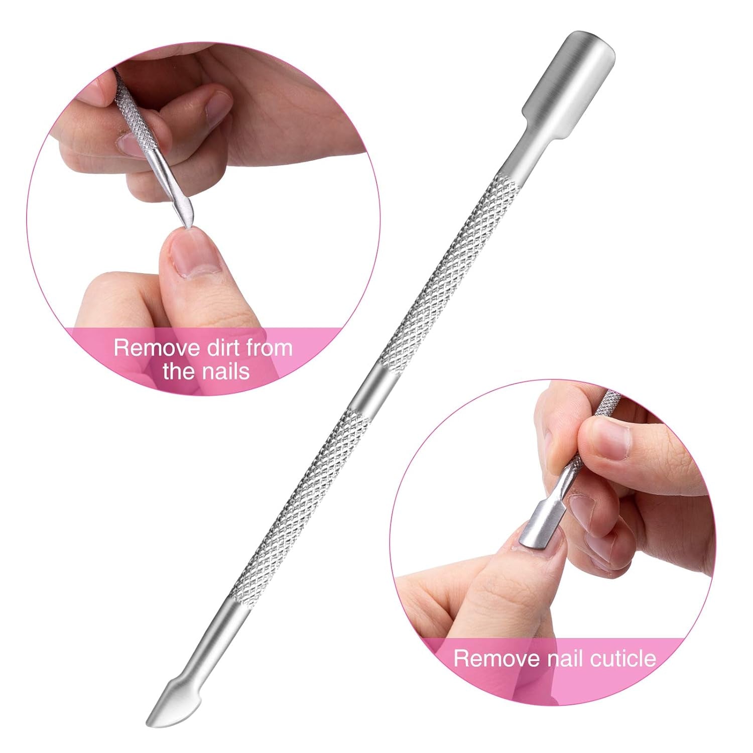 200 stuks valse nageltips 10 maten acryl kunstnagels met nagelriemschuiver en doorzichtige doos voor vrouwen en meisjes (natuurlijk en transparant)