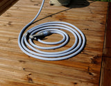 Tuinslang verlengbaar tot 7,5 meter, 1/2" (12,5 mm), met handdouche en 8 functies, Idroeasy