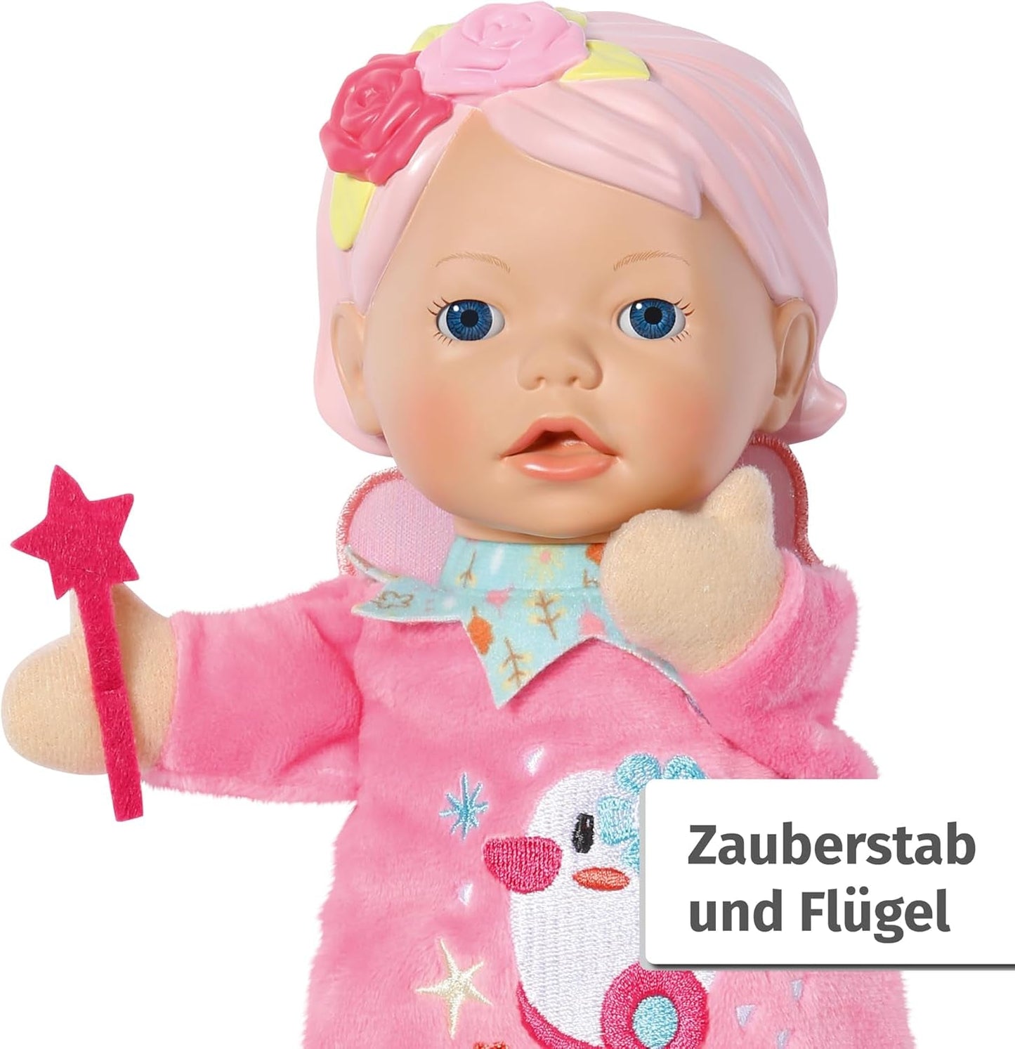 BABY born voor baby's Vergoeding Zachte lichaamspop met vingerzakken in armen 26 cm Hoge handpop 834695 Zapf Creation