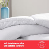Silentnight bounceback dekbed, 13,5 tog, king size, katoenmix stof, wit, king size Dekbedden en dekbedden Naty Shop