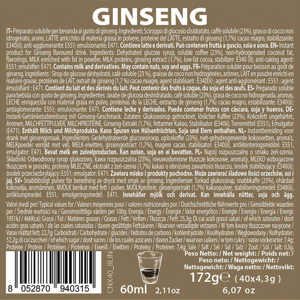 Direct oplosbaar product Ginseng-capsules 4,3 g x 40 capsules