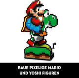 LEGO Super Mario World: Mario & Yoshi Nintendo verzamelset, pixelfiguren, modelbouw en display, huisdecoratie en verzamelobjecten, modelset en cadeau voor volwassen fans 71438 Bouwsets Besuche in LEGO-Store
