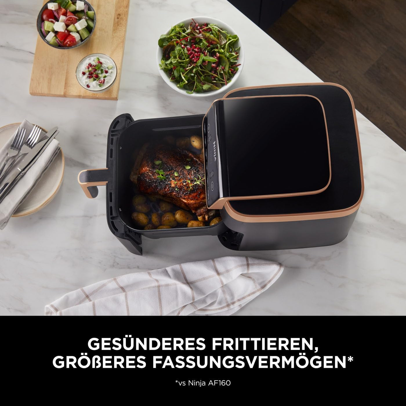 Ninja Airfryer MAX PRO AF180EUCP, 6,2 liter, olievrij Naty Shop Apparaten